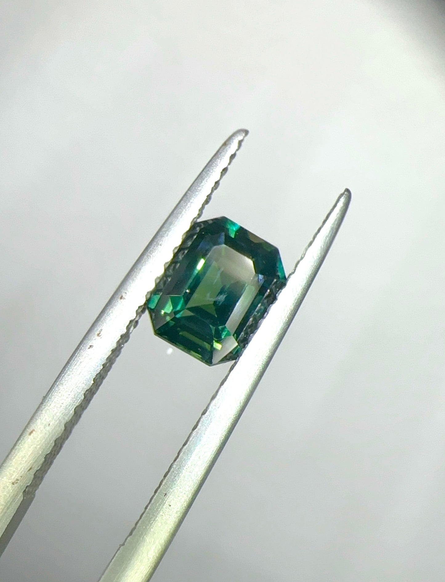 Australian Teal Sapphire - 1.53 Carat - Emerald Cut - Heated