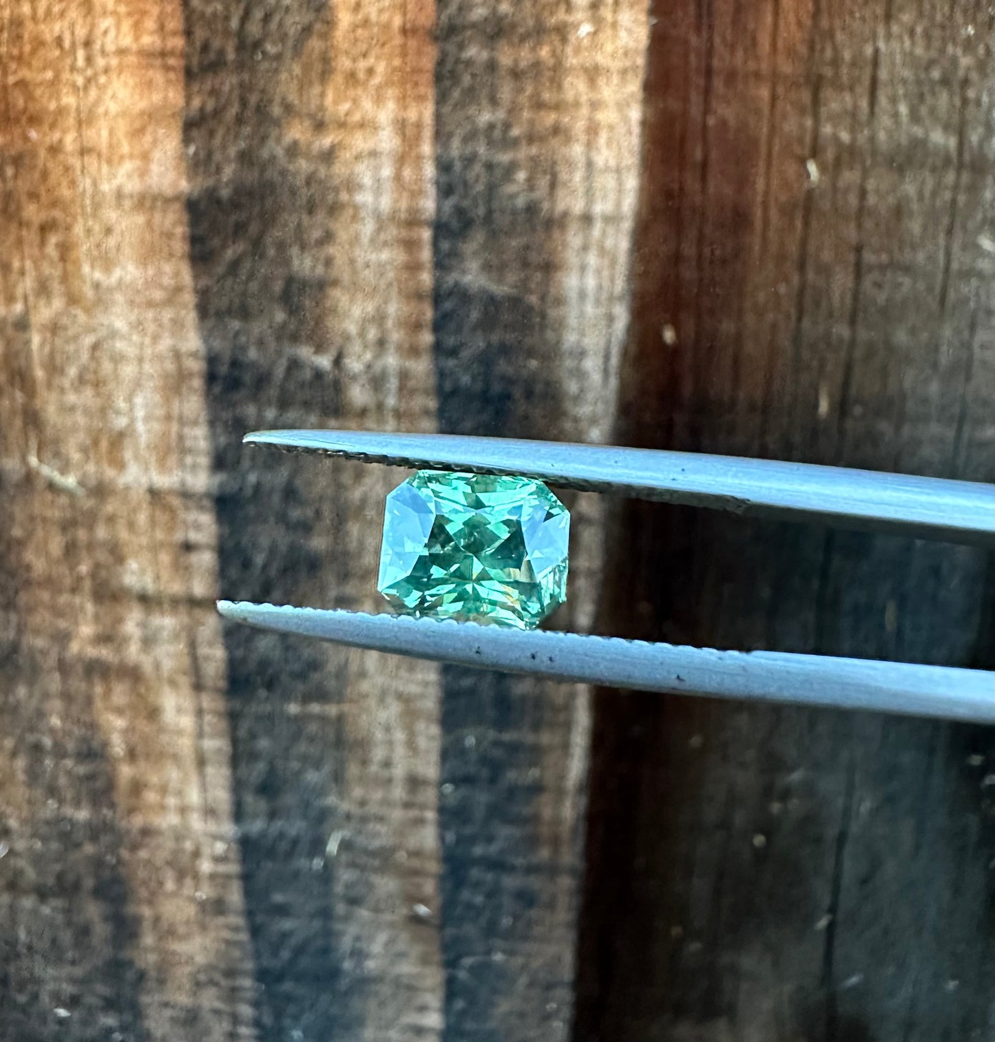 Australian Green Sapphire - 2.22 Crt | Unheated | Radiant Cut |