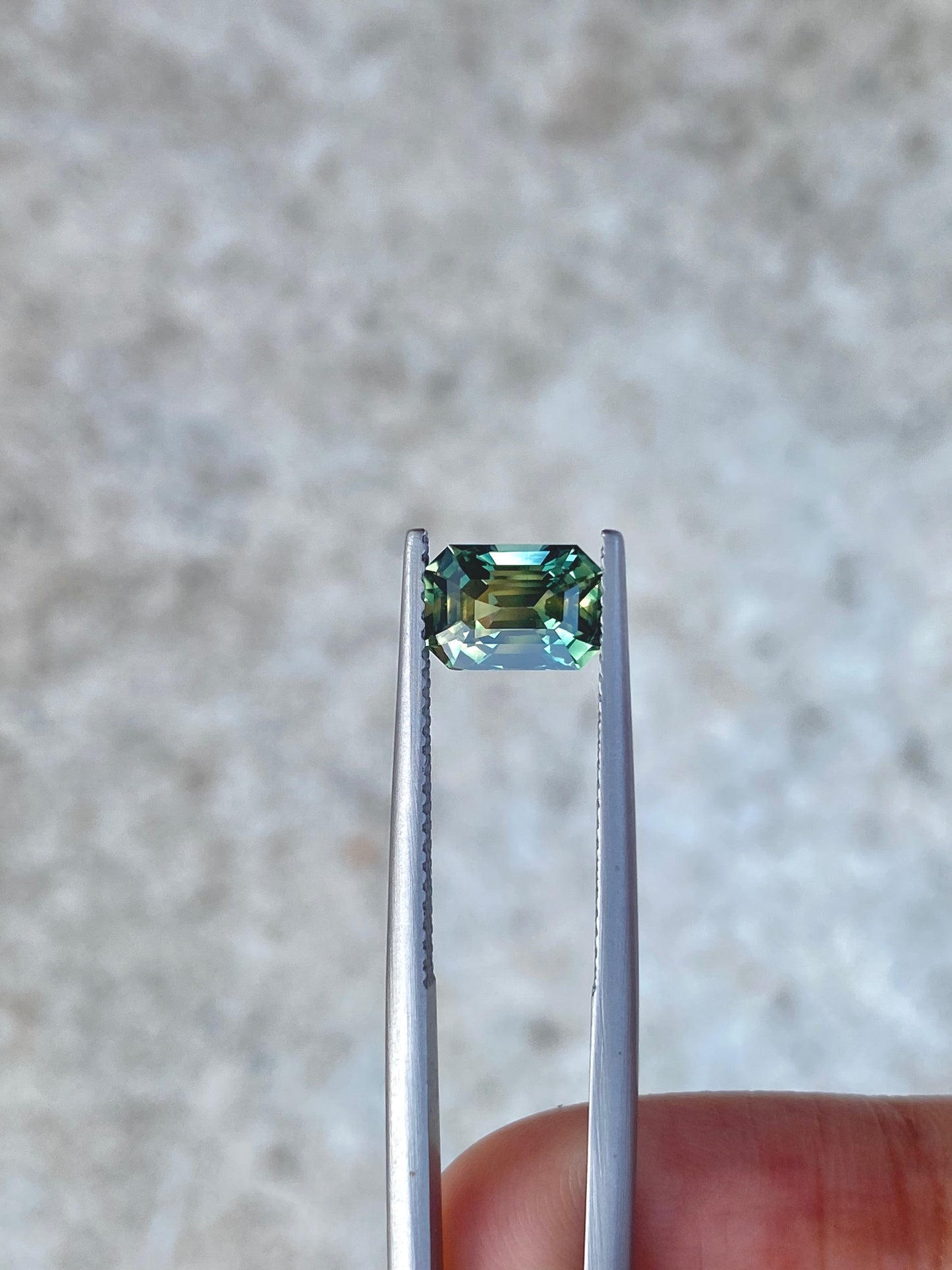 Natural Australian Parti-Teal Sapphire | 2.02 Crt