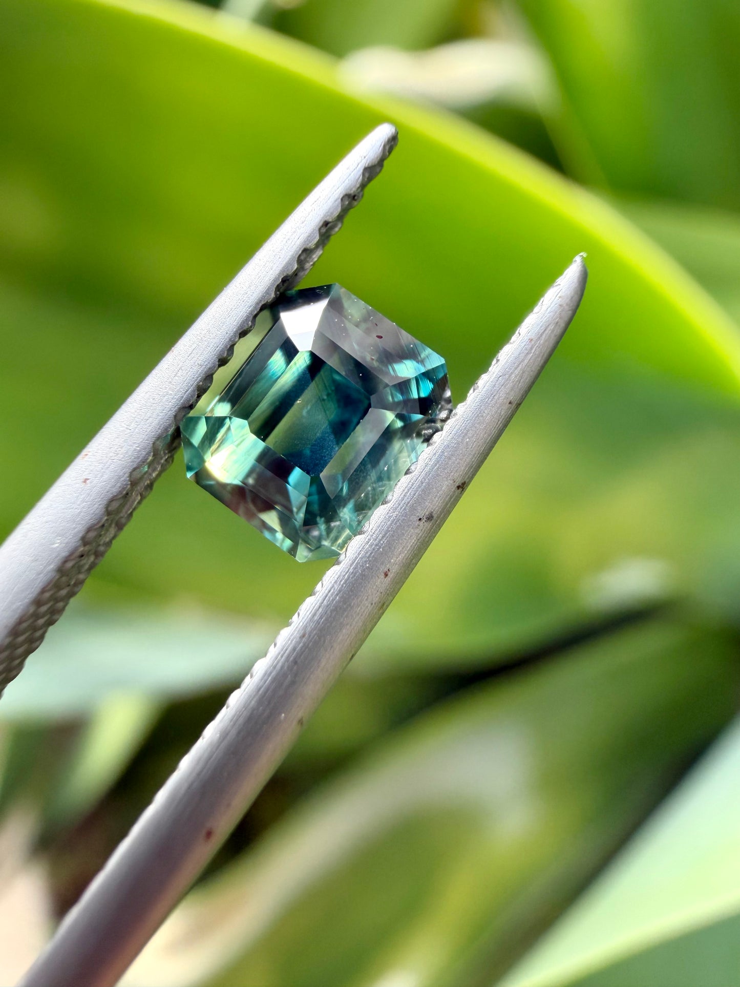 Australian Parti Sapphire - 1.22 Crt | Step Cut | Heated