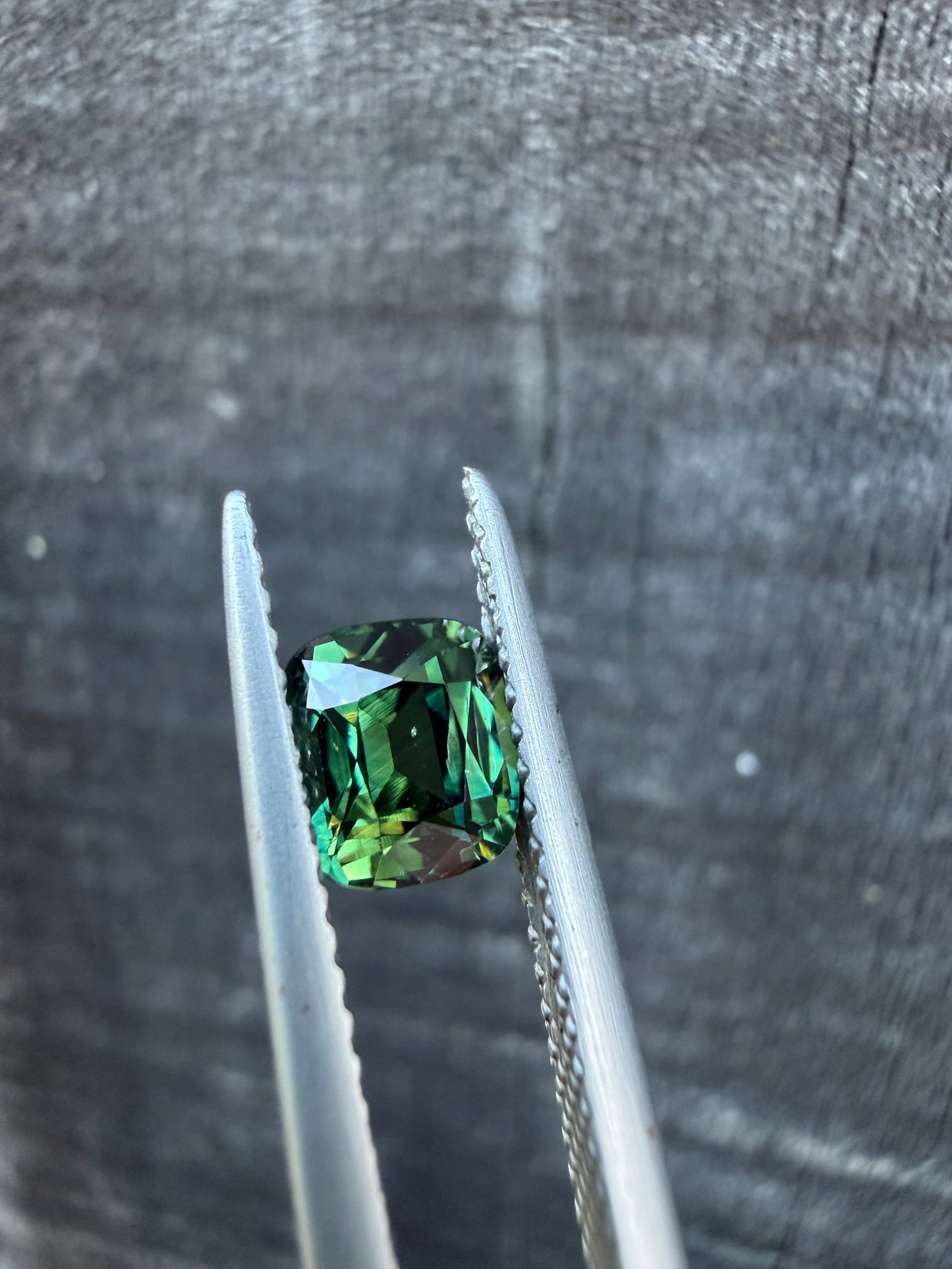 Australian Green Sapphire - 1.19 Carat | Cushion Cut | Heated