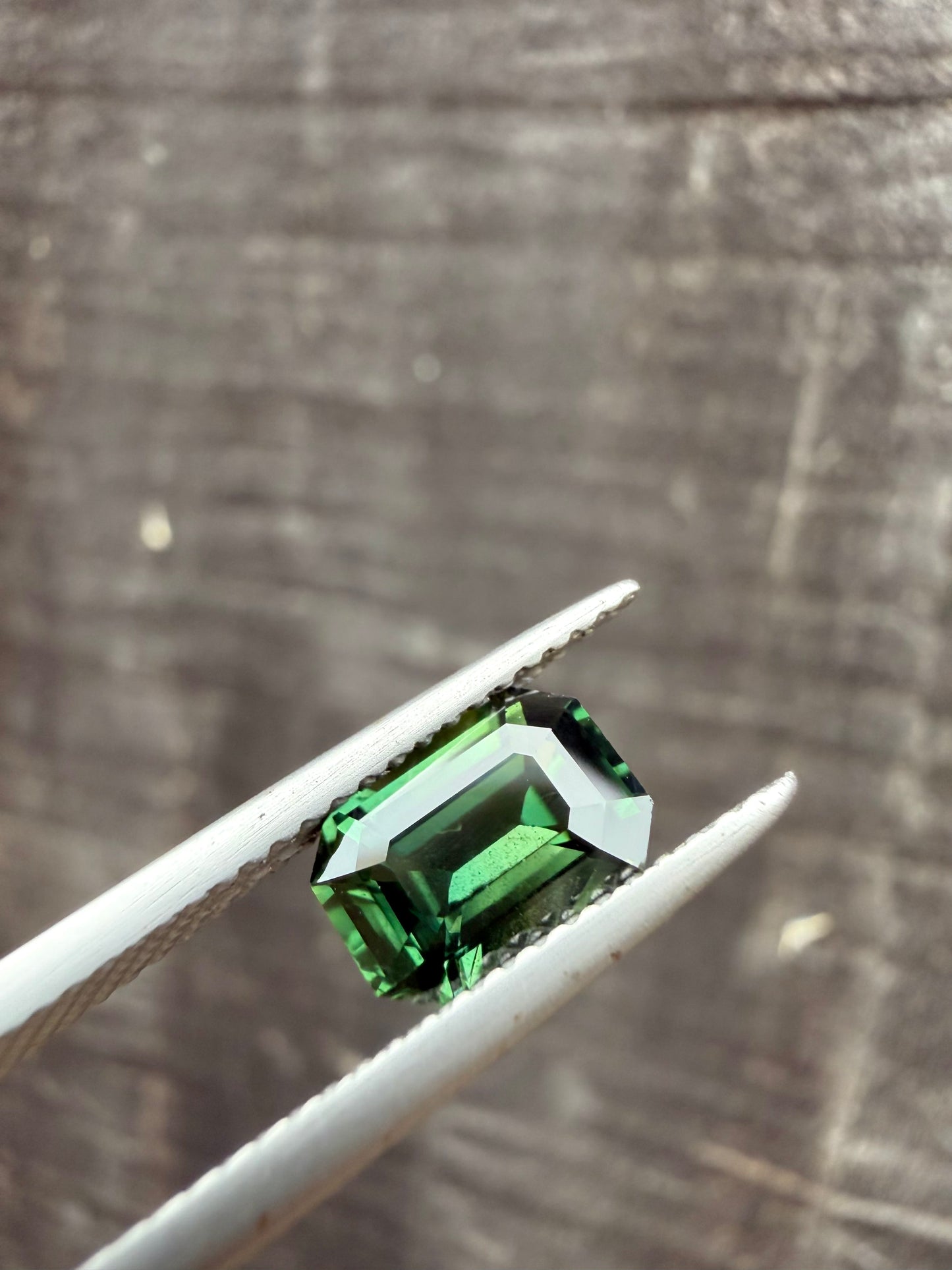 Australian Green Sapphire - 1.78 Carat | Emerald Cut | Heated