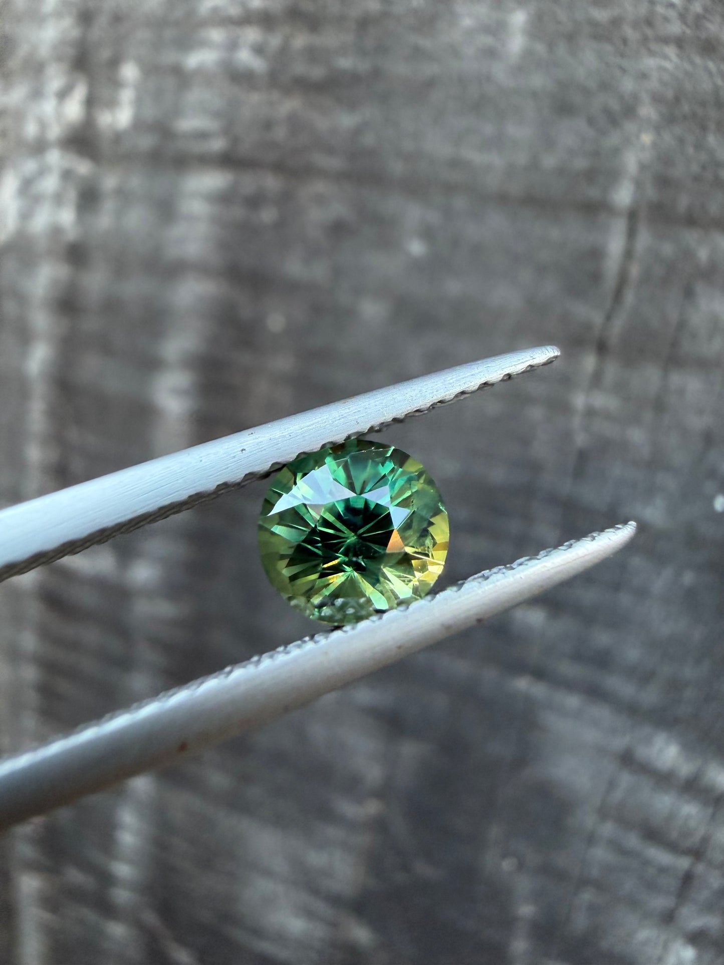 Australian Parti Sapphire - 1.2 Carat | Unheated | Round Brilliant Cut