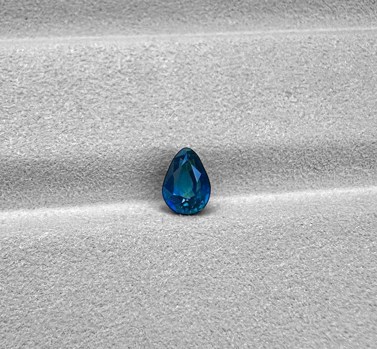 Natural Australian Blue Sapphire | 1.1 Crt | Pear Shape - Unheated | Loop Clean