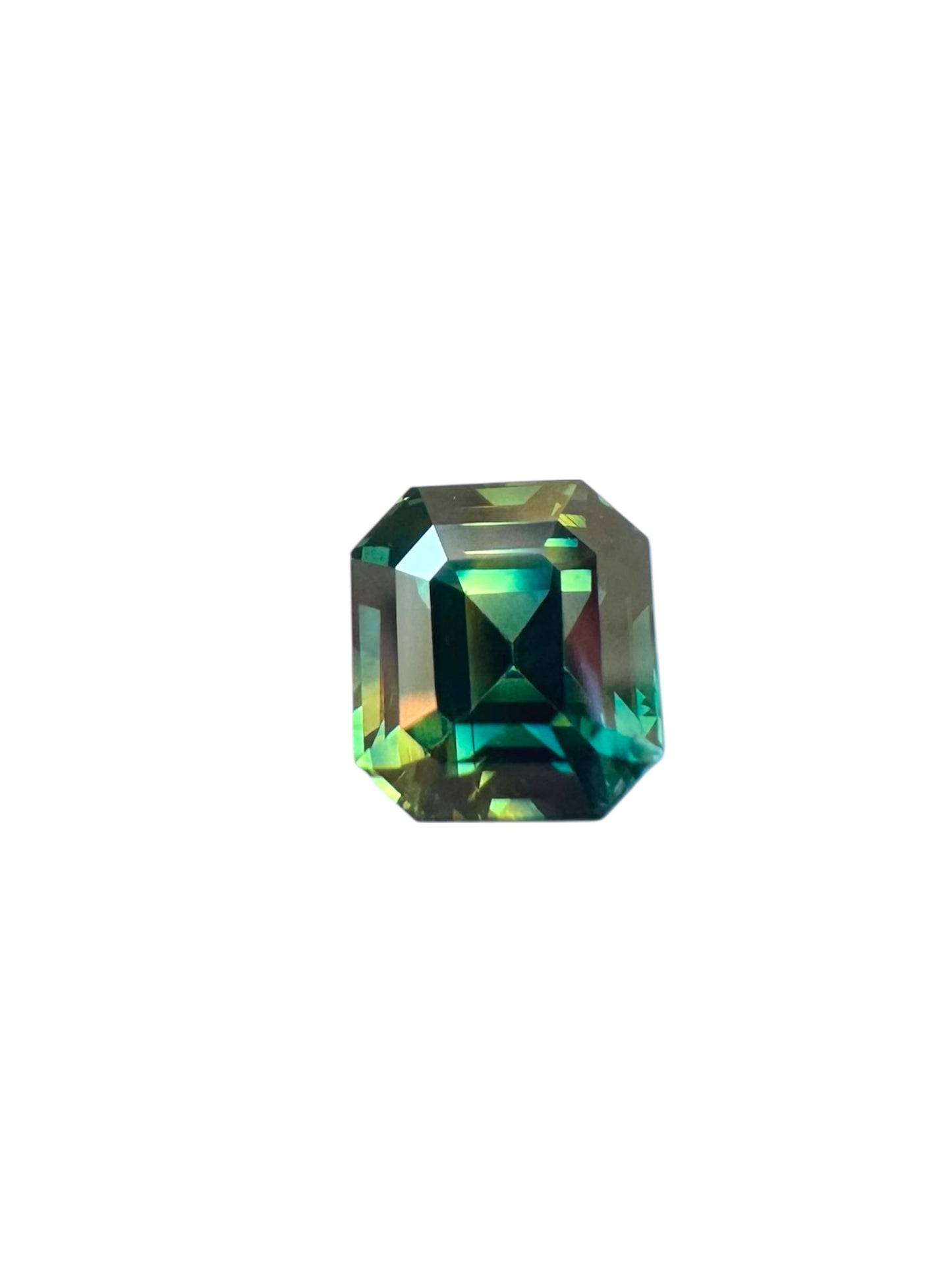 Australian Parti Sapphire - 1.75 Carat - Emerald Cut - Loop Clean - Unheated