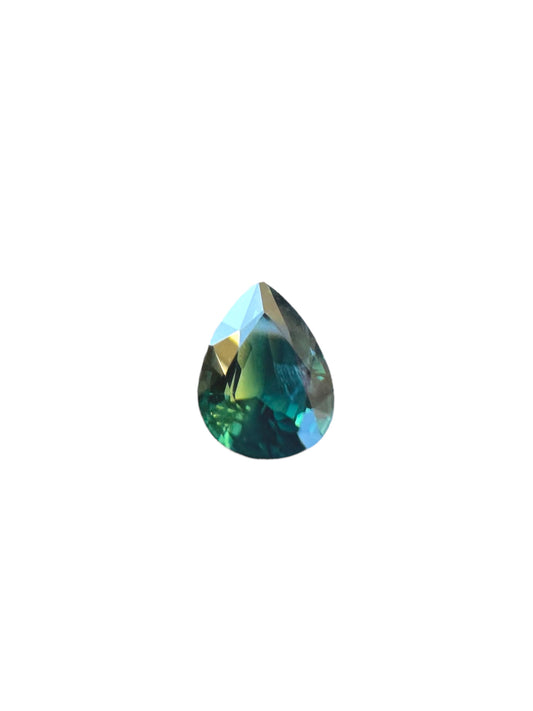 Australian Parti Sapphire - 1.88 Carat - Pear Cut - Heated