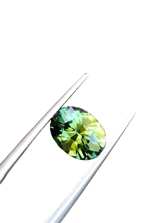 Australian Parti Sapphire - 2.07 Carat - Oval - Unheated