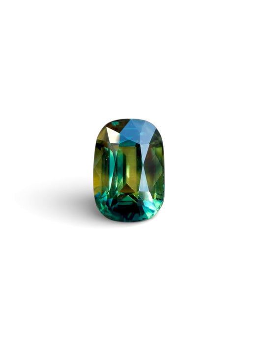 Australian Bi Colour Sapphire - 2.5 Carat | Elongated Cushion Cut | Unheated
