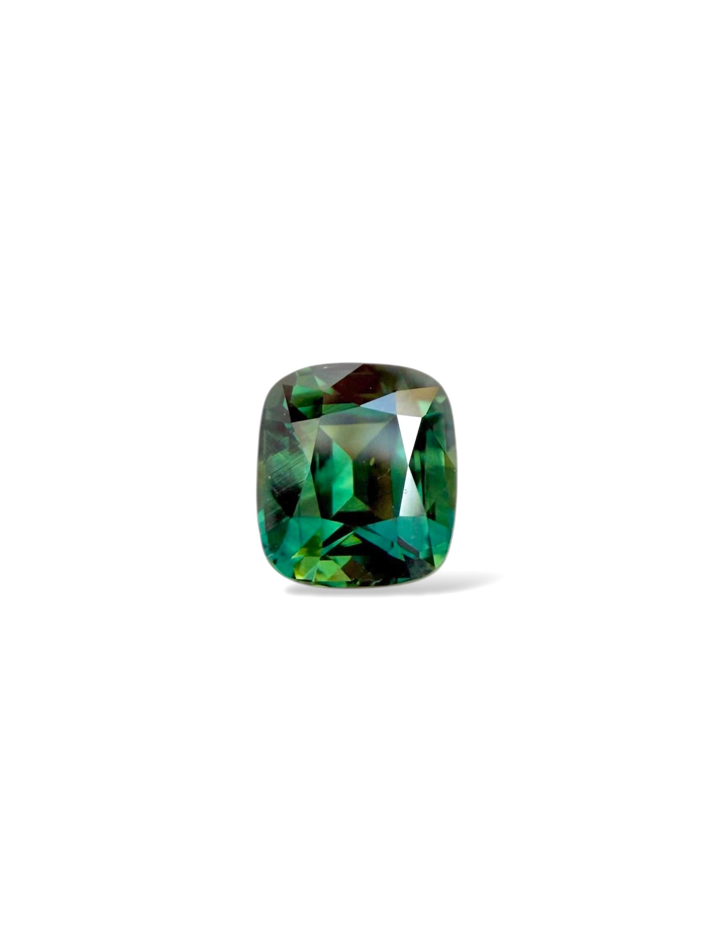 Australian Green Sapphire - 1.19 Carat | Cushion Cut | Heated