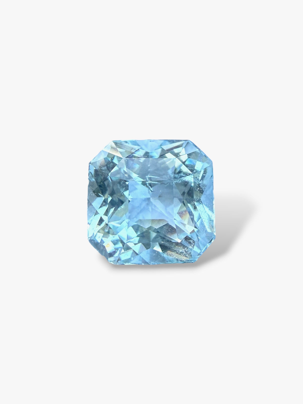 Natural Ice Blue Aquamarine | Radiant Cut | 12 Carats