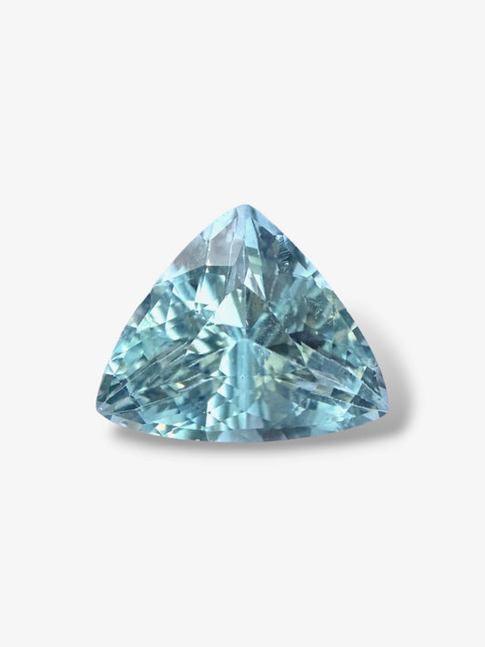 Natural Ice Blue Aquamarine - Trillion Cut - 9.5 Carats