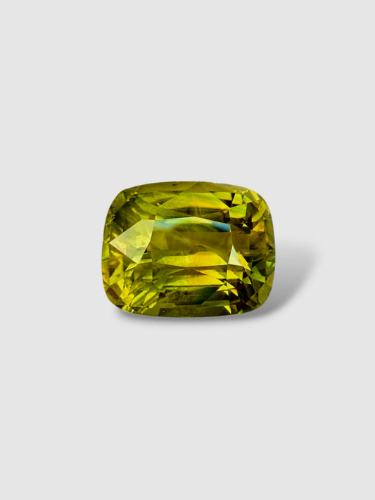 Australian Parti Sapphire | 6 Carat | Elongated Cushion Cut | Unheated