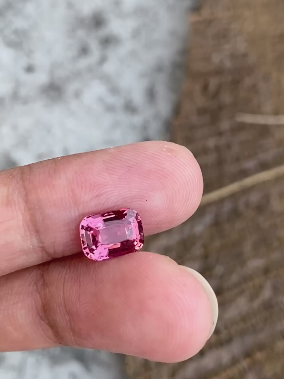 Tanzanian Pink Spinel - 2.08 Carat - Cushion Cut – Lustre Ceylon